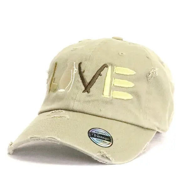 Fs l.o.v.e dad hat - OSFA / BEIGE - HATS