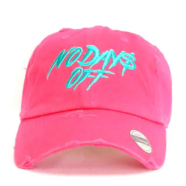 Fs no days off dad hat - OSFA / PINK - HATS