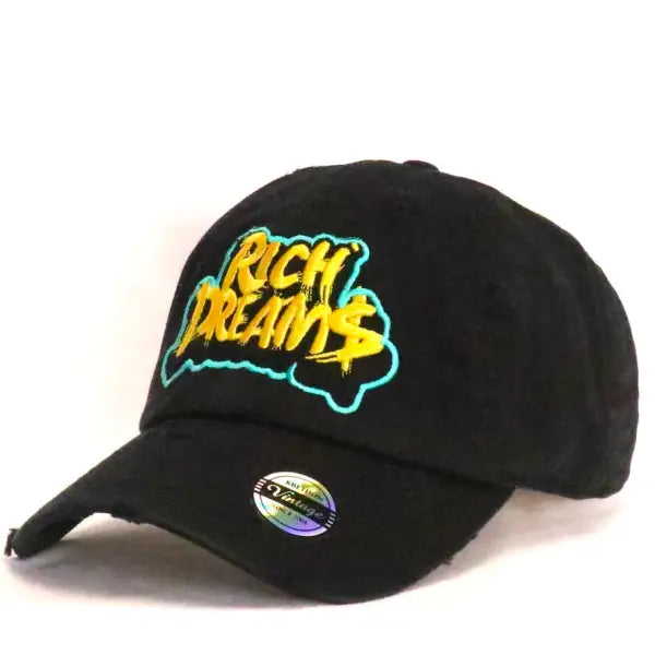 Fs rich dreams dad hat - OSFA / BLACK - HATS