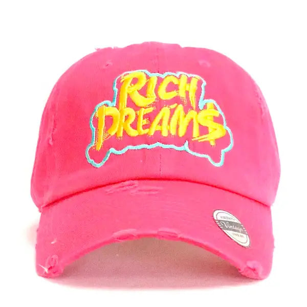 Fs rich dreams dad hat - OSFA / PINK - HATS