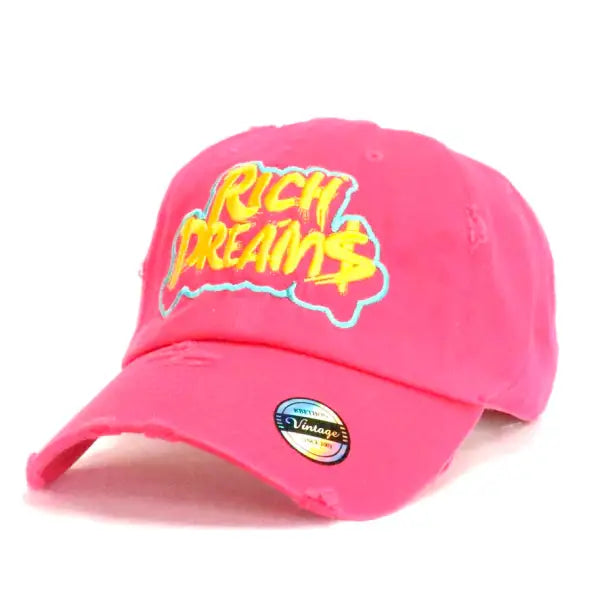 Fs rich dreams dad hat - OSFA / PINK - HATS