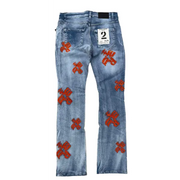 Fwrd embossed logo straight fit denim - DENIM