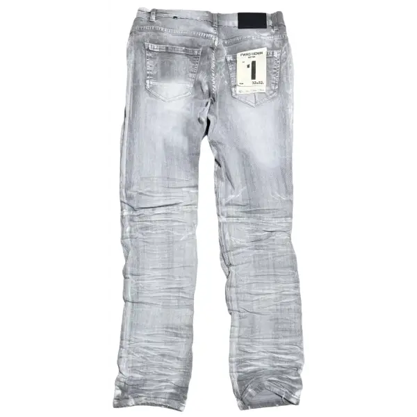 Fwrd knee ripped washed denim - DENIM