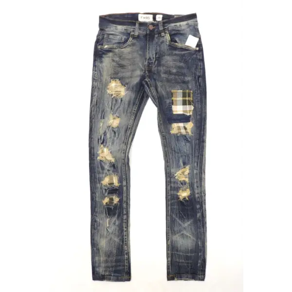 Fwrd patchwork denim - 29W/32L / VINTAGE - DENIM