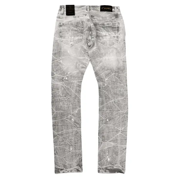 Fwrd ripped motocross denim - DENIM