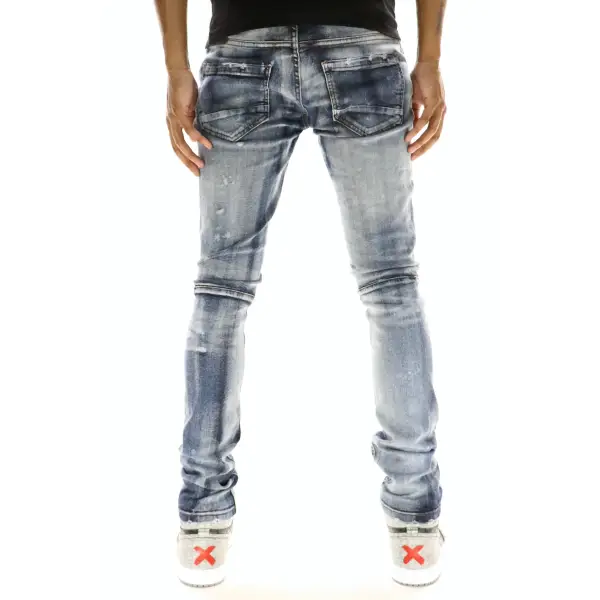 Fwrd studded washed denim - DENIM