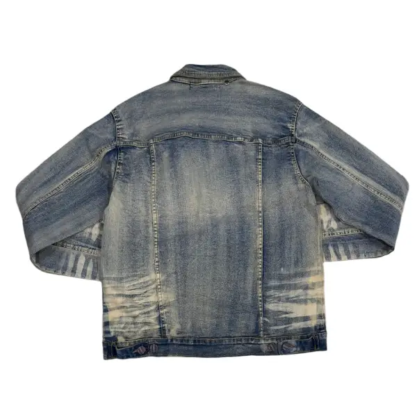 Fwrd tear distressed denim jacket - JACKET