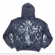 G west complicated rhinestone hoodie - HOODIE