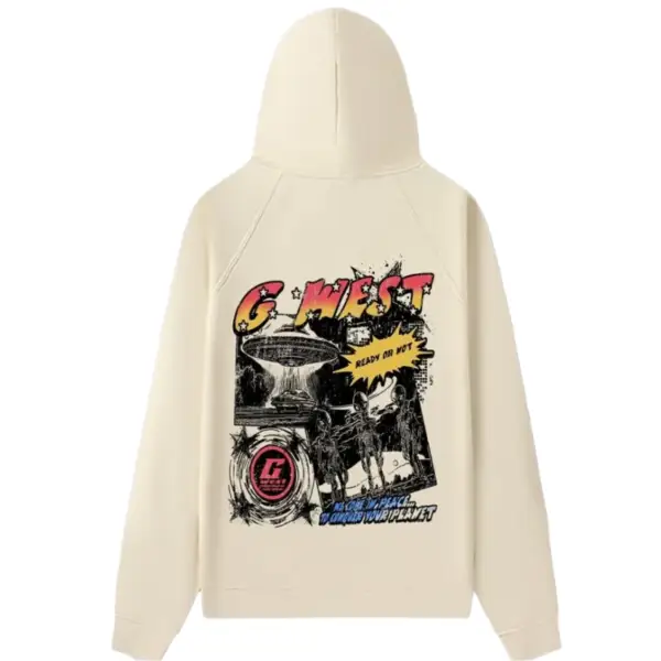 G-West cosmic sky ride double hit hoodie - HOODIE