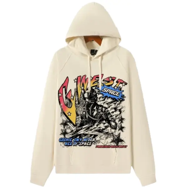 G-West cosmic sky ride double hit hoodie - HOODIE