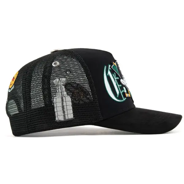 Gas ducks mighty puck trucker hat - OSFA / BLACK - HATS