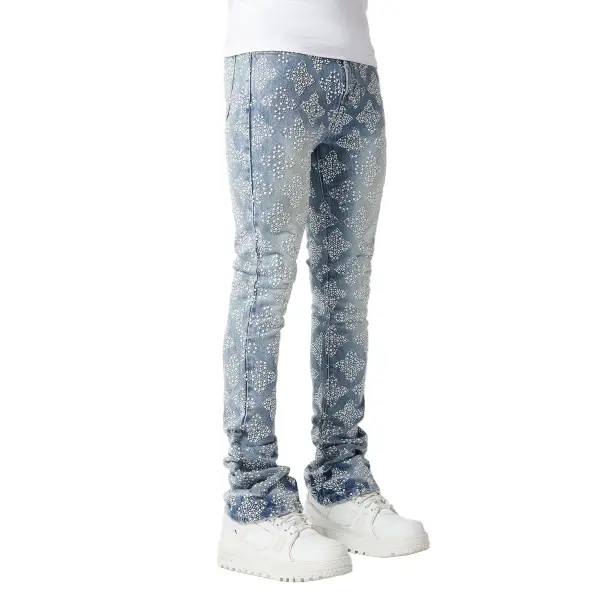 Gaupi embellished denim - DENIM