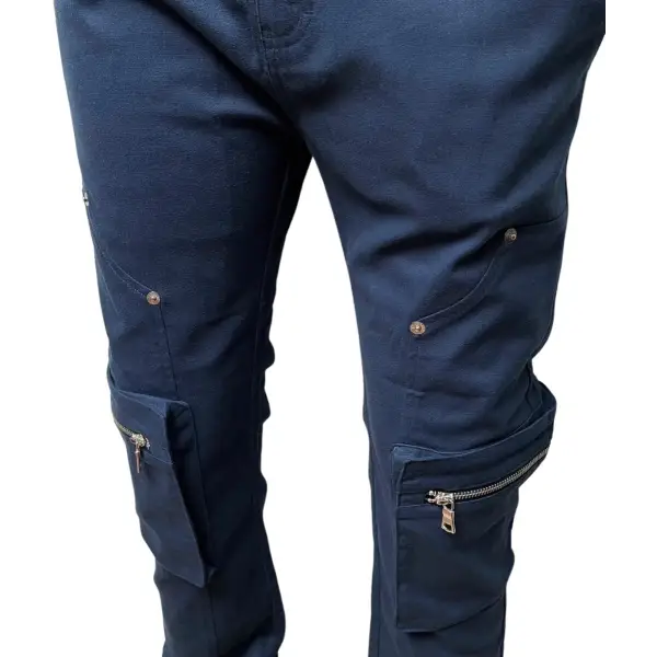 Genuine stacked cargos - DENIM