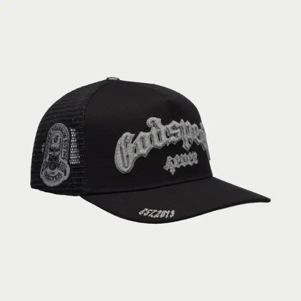 Godspeed 4ever trucker hat - OSFA / BLACK/GREY - HATS
