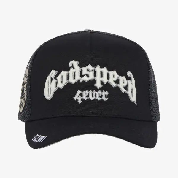 Godspeed 4ever trucker hat - OSFA / BLACK - HATS