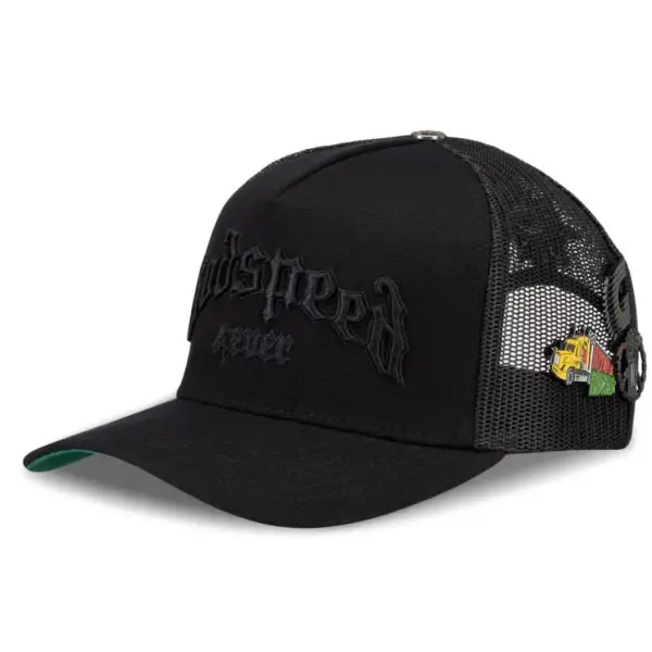 Godspeed 4ever trucker hat - OSFA / BLACK - HATS