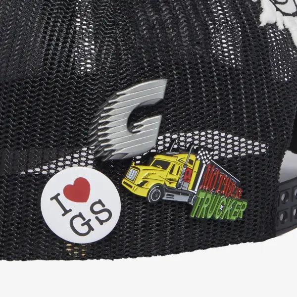 Godspeed 4ever trucker hat - OSFA / BLACK - HATS