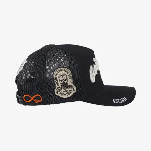 Godspeed 4ever trucker hat - OSFA / BLACK - HATS
