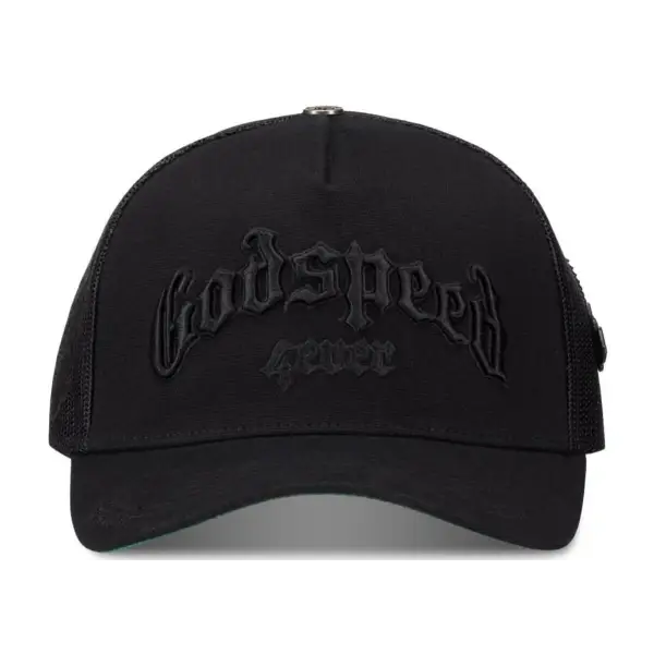 Godspeed 4ever trucker hat - OSFA / BLACK - HATS