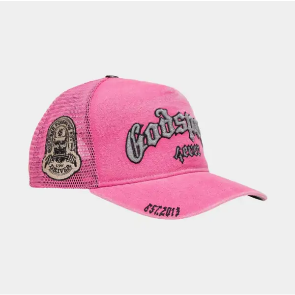 Godspeed 4ever trucker hat - OSFA / PINK - HATS