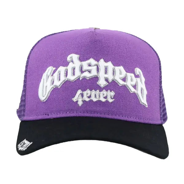 Godspeed 4ever trucker hat - OSFA / PURPLE - HATS