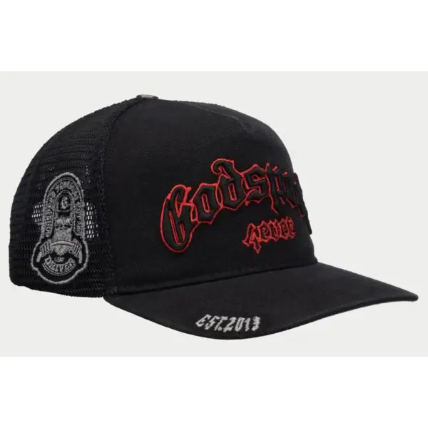 Godspeed 4ever vintage trucker hat - OSFA / BLACK - HATS