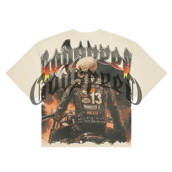 Godspeed biker nation t-shirt - T-SHIRT