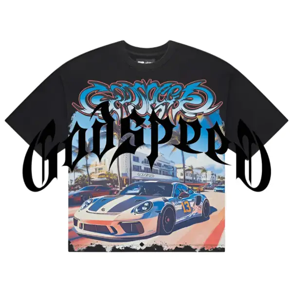 Godspeed car meet miami t-shirt - T-SHIRT