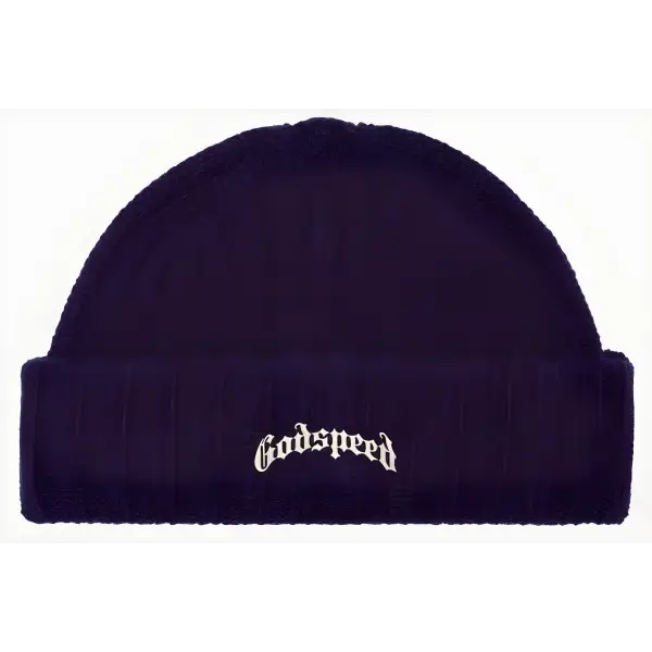 Godspeed emblem beanie - OSFA / NAVY - HATS