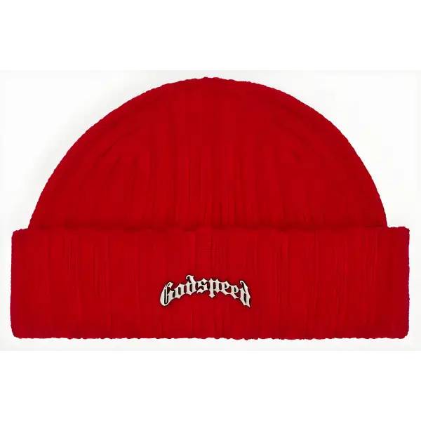 Godspeed emblem beanie - OSFA / RED - HATS