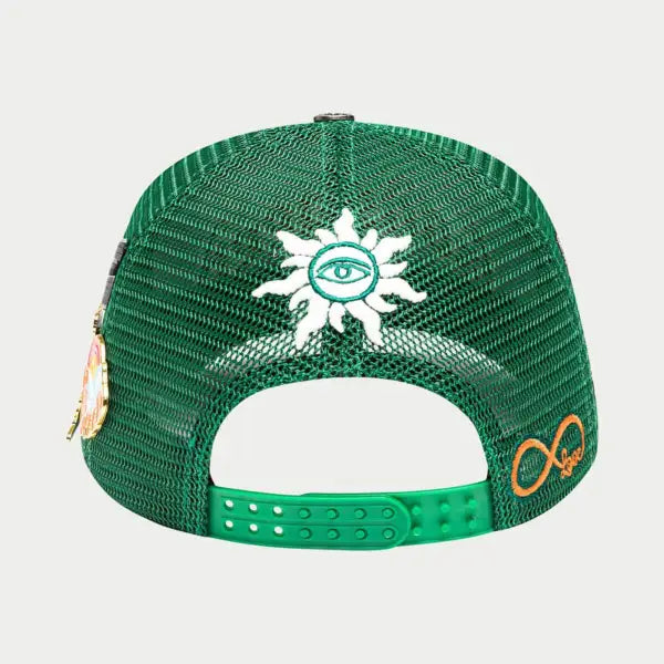 Godspeed forever trucker hat - OSFA / GREEN - HATS