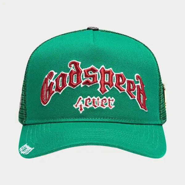 Godspeed forever trucker hat - OSFA / GREEN - HATS