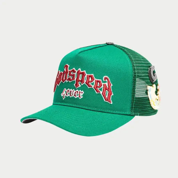 Godspeed forever trucker hat - OSFA / GREEN - HATS