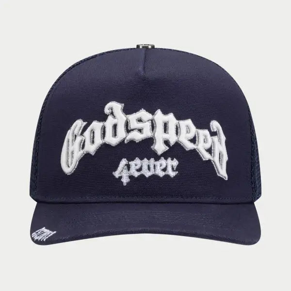 Godspeed forever trucker hat - OSFA / NAVY - HATS