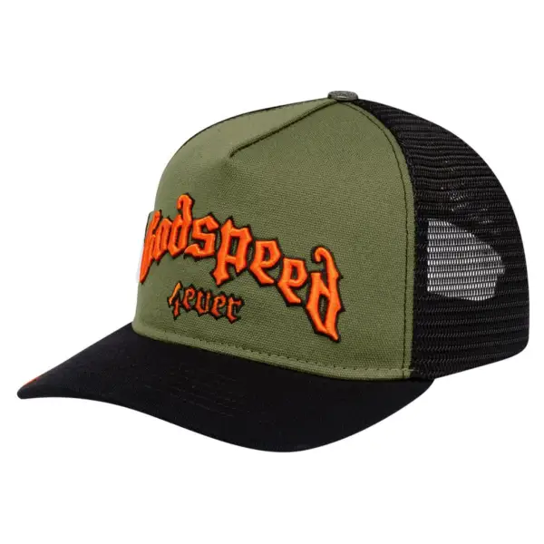 Godspeed forever trucker hat OSFA / OLIVE HATS
