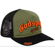 Godspeed forever trucker hat OSFA / OLIVE HATS