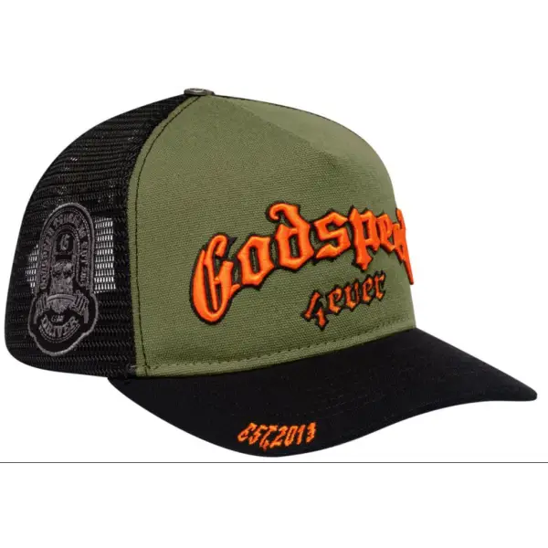 Godspeed forever trucker hat OSFA / OLIVE HATS