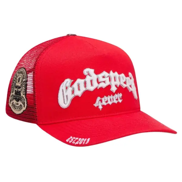 Godspeed forever trucker hat OSFA / RED HATS