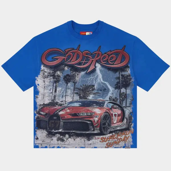 Godspeed gatti miami superrun t-shirt - MEDIUM / ROYAL - T-SHIRT