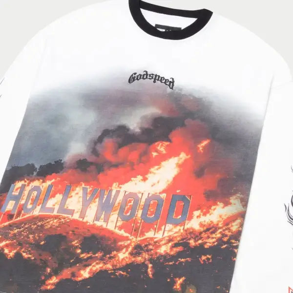 Godspeed hollywood inferno long sleeve t-shirt - T-SHIRT