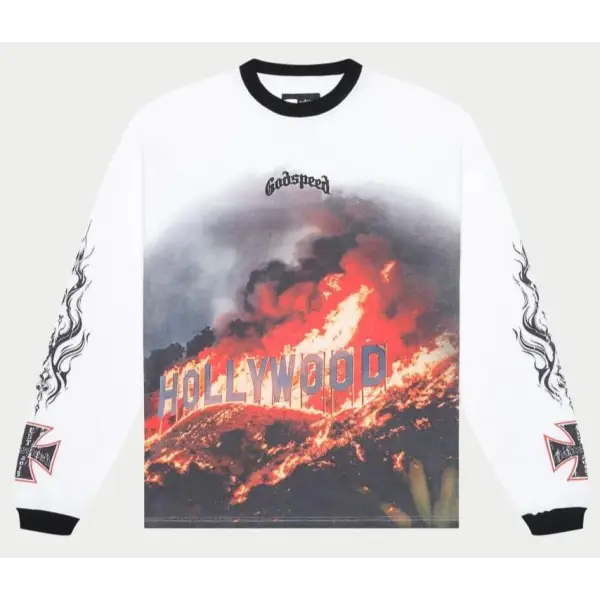 Godspeed hollywood inferno long sleeve t-shirt - T-SHIRT