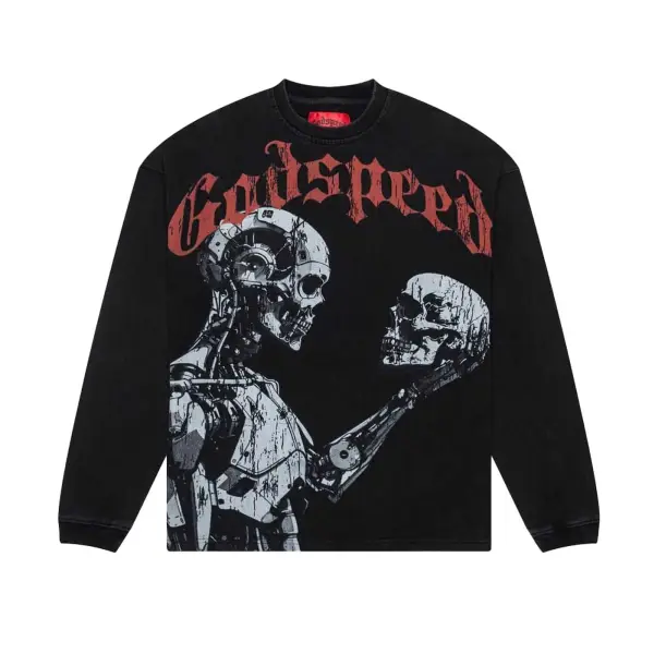 Godspeed human vs ai long sleeve t-shirt - T-SHIRT