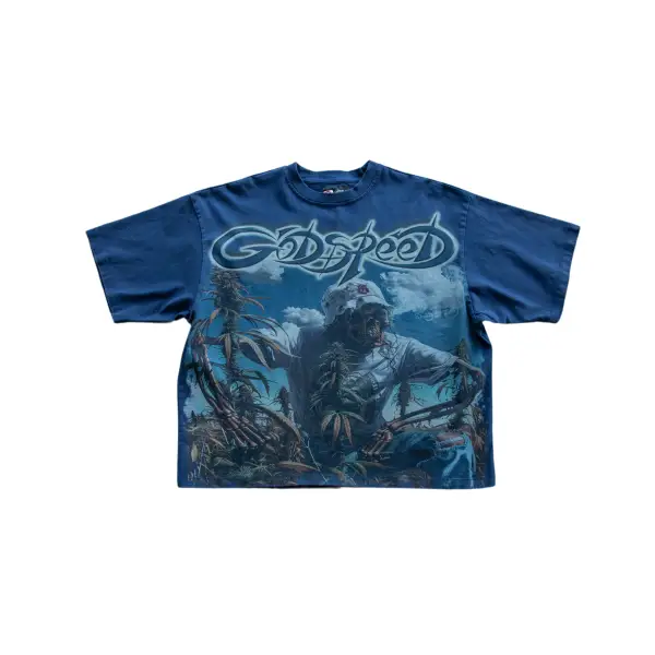 Godspeed indoor blueberry t-shirt - T-SHIRT