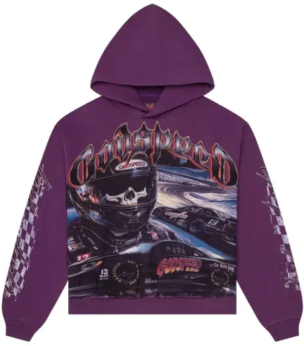 Godspeed le denier hoodie - XS / PURPLE - HOODIE