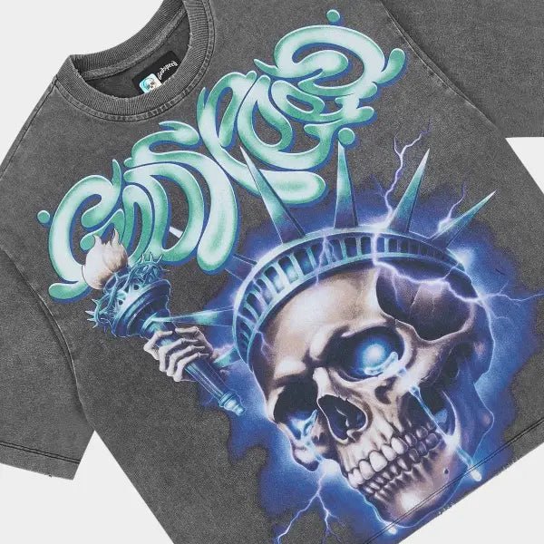 Godspeed liberty tears skeleton t-shirt by GODSPEED