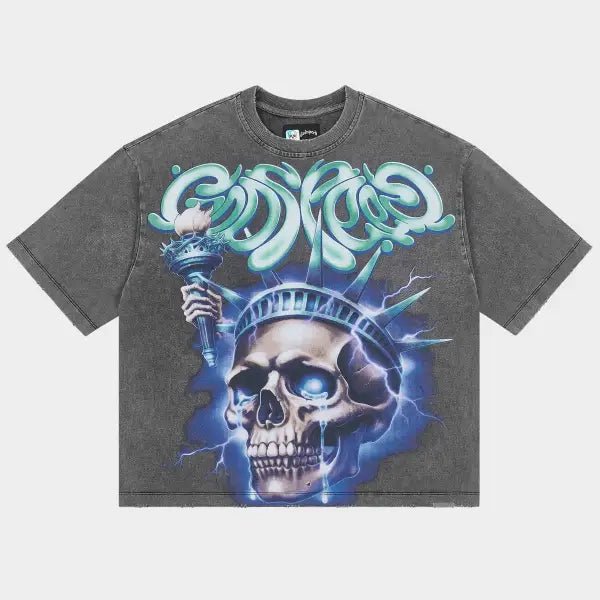 Godspeed liberty tears skeleton t-shirt by GODSPEED