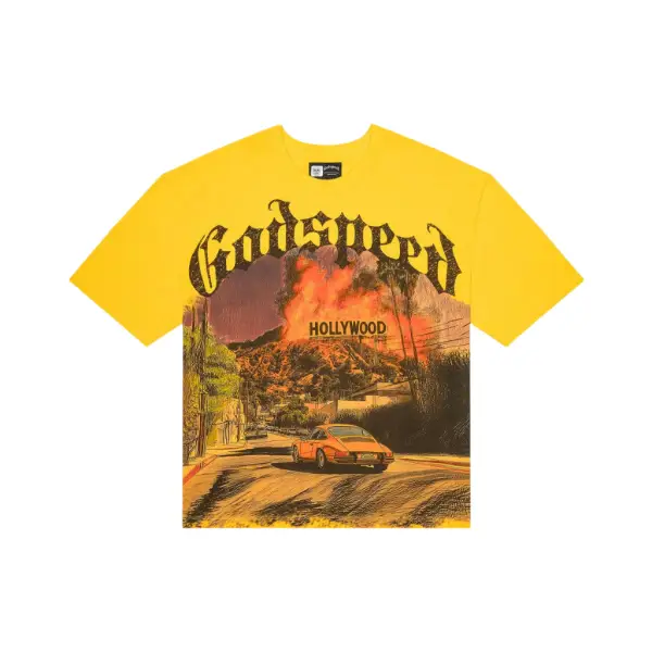 Godspeed los scandalous t-shirt - 2XL / YELLOW - T-SHIRT
