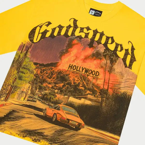 Godspeed los scandalous t-shirt - 2XL / YELLOW - T-SHIRT