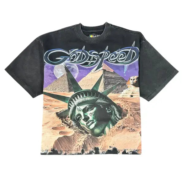 Godspeed mother of cairo t-shirt - MEDIUM / BLACK - T-SHIRT