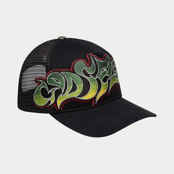 Godspeed neon trucker hat - OSFA / BLACK - HATS